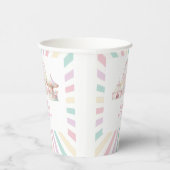 Giro Niedlich Pastel Karneval Circus Kindergeburts Pappbecher (Rechts)