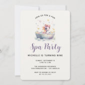 Giro Niedlich Pastel Pony Wellness-Center Day Kind Einladung (Vorderseite)