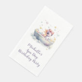 Giro Niedlich Pastel Pony Wellness-Center Day Kind Serviette (Ecke)