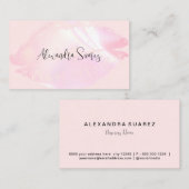 Giro Pink Lips Feminine Makeup Artist Einfach Visitenkarte (Vorne/Hinten)