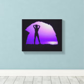 Giro Stehend Arch Lila Kunst, Dichtung und Musik Leinwanddruck (Insitu (Holzboden))