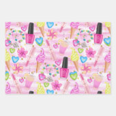 Giro Summertime Ice Creme Lipstick Limon Geschenkpapier Set (Vorderseite 2)