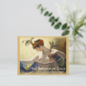 Girodet Dusche von Gold CC0680 Postkarte (Stehend Vorderseite)