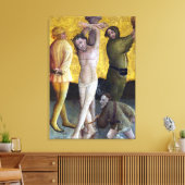 Girolamo Romanino die Leitelle Leinwanddruck (Insitu (Wohnzimmer))