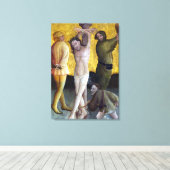 Girolamo Romanino die Leitelle Leinwanddruck (Insitu (Holzboden))