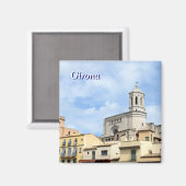 Girona (Gerona) Magnet (Vorderseite/Rückseite)