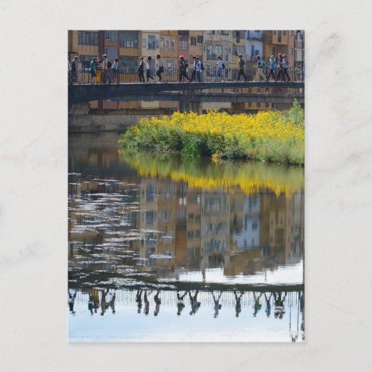 Girona (Gerona), Spanien Postkarte (Vorderseite)