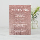 Girona Modern Rose Gold Glitzer Foil Gute Idee Einladung (Stehend Vorderseite)