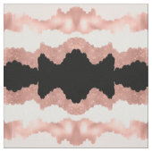 Girona Modern Rose Gold Pink Glitzer Pinselstrich Stoff (Muster)