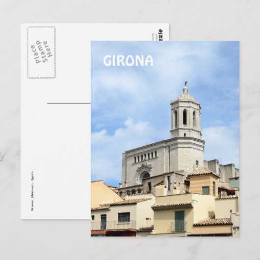 Girona Postcard Postkarte (Vorne/Hinten)