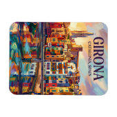 Girona Spanien Magnet (Horizontal)