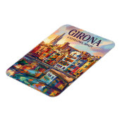 Girona Spanien Magnet (Linke Seite)