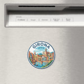 Girona, Spanien Spanien Magnet (In Situ (Geschirrspüler))