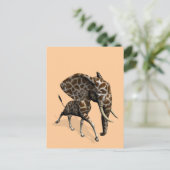 Girphant oder Eleffe Postkarte (Stehend Vorderseite)