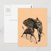 Girphant oder Eleffe Postkarte (Vorne/Hinten)