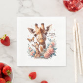 Girrafe Mütter Day Serviette (Beispiel)
