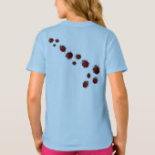 Gir's Ladybug Art Tank Top Ladybug Ladybird Shirts (Rückseite)