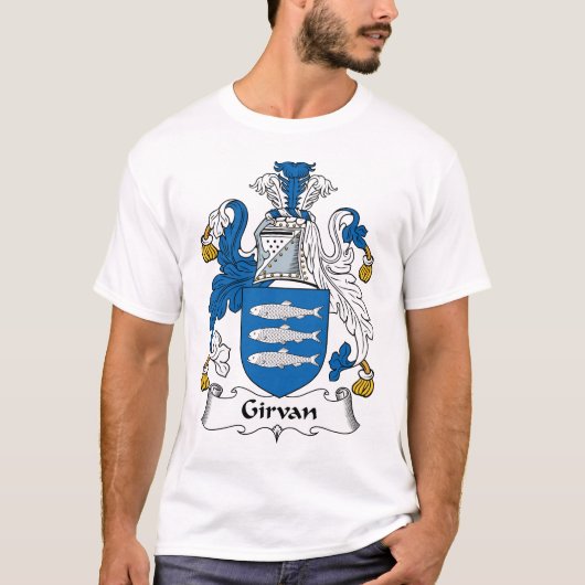 Girvan Familienwappen T-Shirt (Vorderseite)
