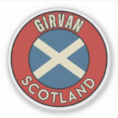 Girvan, Schottland Aufkleber (Vorderseite)