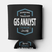 Gis Analyst | Geschenkideen Dosenkühler (Rückseite)