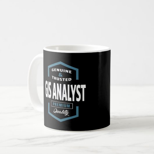 Gis Analyst | Geschenkideen Kaffeetasse (Vorderseite Links)