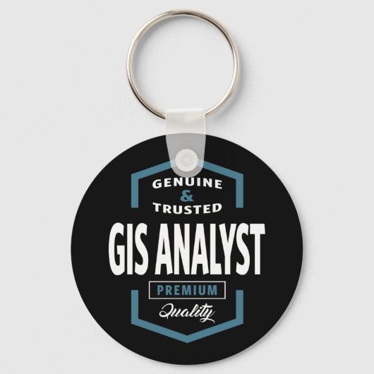 Gis Analyst | Geschenkideen Schlüsselanhänger (Vorderseite)