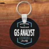 Gis Analyst | Geschenkideen Schlüsselanhänger (Vorderseite)