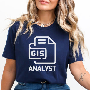 Gis Analyst, Shapefile, Gis Specialist, Geospatial T-Shirt