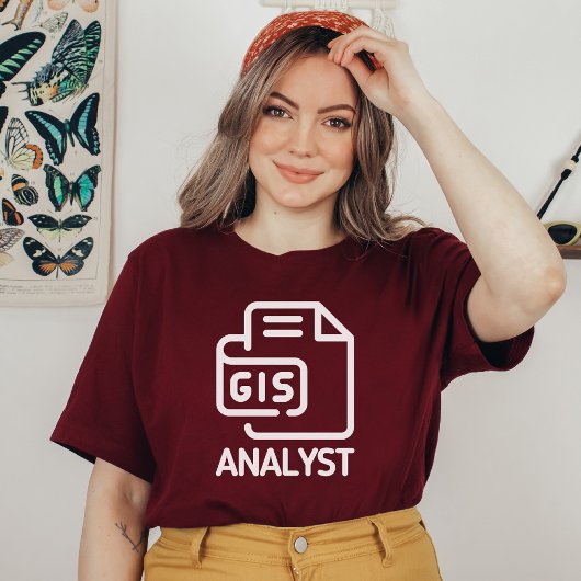 Gis Analyst, Shapefile, Gis Specialist, Geospatial T-Shirt