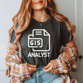 Gis Analyst, Shapefile, Gis Specialist, Geospatial T-Shirt