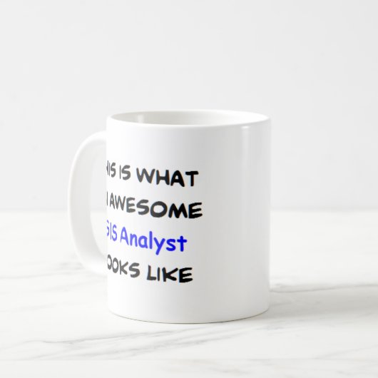 GIS-Analytiker, phantastisch Kaffeetasse (Vorderseite Links)