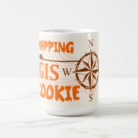 GIS, Geodesy, Surveyor drink Kaffeetasse (Mittel)