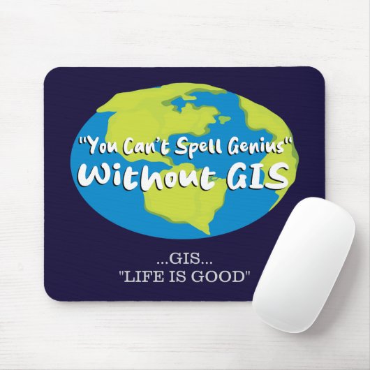 GIS, Geospatial-Mauspad Mousepad (Mit Mouse)