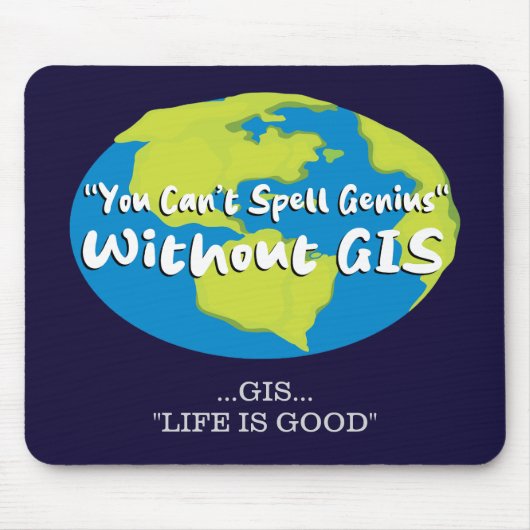 GIS, Geospatial Mousepad (Vorne)