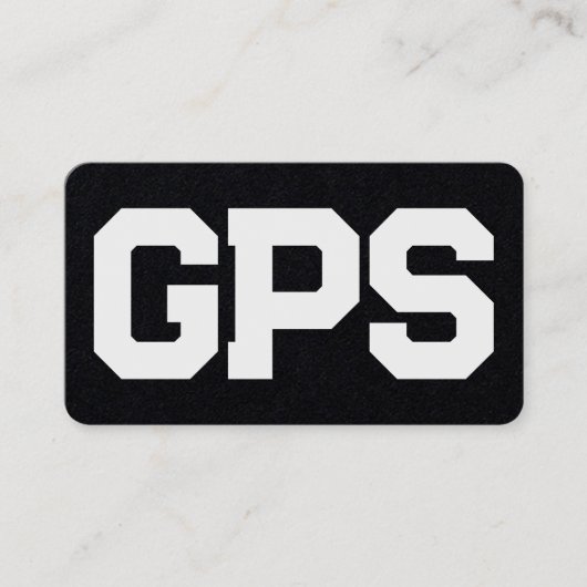 GIS GPS Services Premium Visitenkarte (Vorderseite)