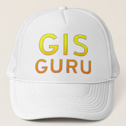 GIS Guru-Kappe Truckerkappe (Vorderseite)