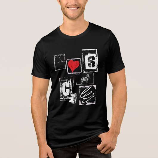 GIS Herz RT1.B Tri-Blend Shirt (Vorderseite)
