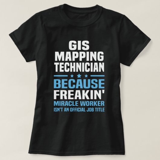 GIS Mapping-Techniker T-Shirt (Design vorne)