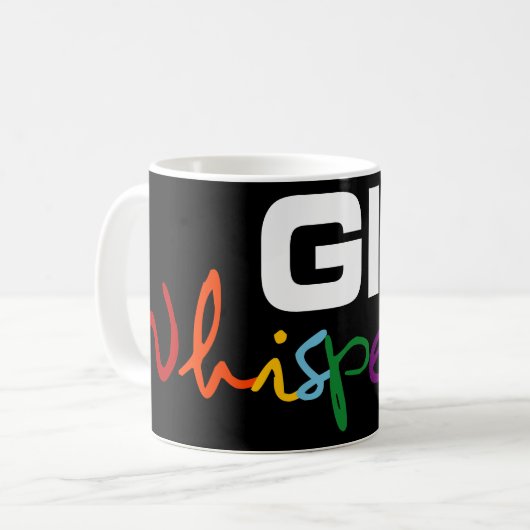 GIS Whisperer-Tasse Kaffeetasse (Vorderseite Links)