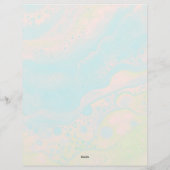 Gischt Briefbogen (Rückseite)