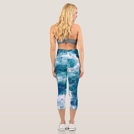 Gischt Capri Leggings (Rückseite)