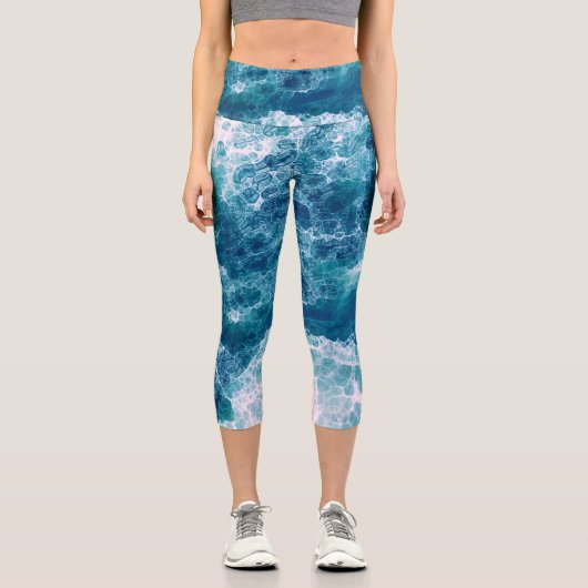 Gischt Capri Leggings (Vorderseite)