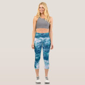 Gischt Capri Leggings (Vorderseite)