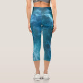 Gischt Capri Leggings (Rückseite)