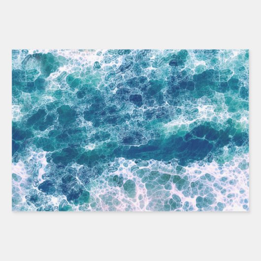 Gischt Geschenkpapier Set (Vorderseite 3)