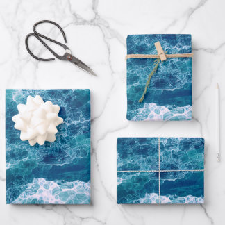 Gischt Geschenkpapier Set