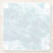 Gischt Glasuntersetzer (Rückseite)