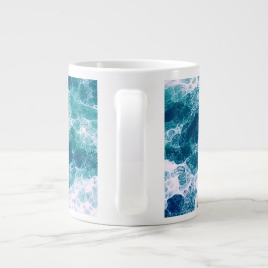 Gischt Jumbo-Tasse (Rückseite)