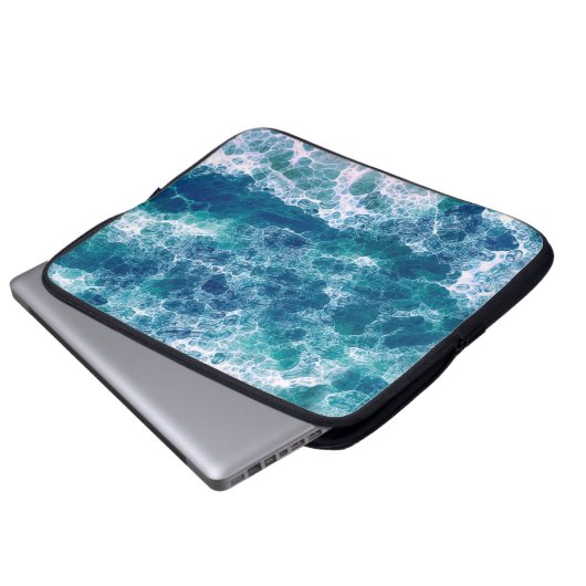 Gischt Laptopschutzhülle (Vorne Knopf)