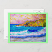 Gischt Postkarte (Vorne/Hinten)